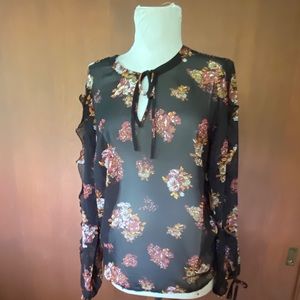 NWT ModCloth sheer floral top